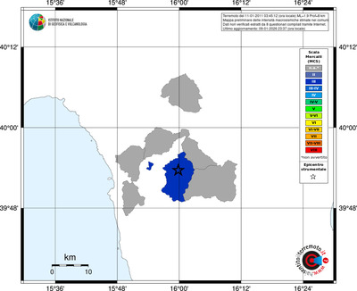 Mappa MCS - territori comuni