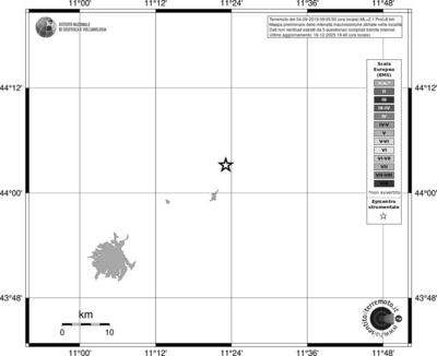 Mappa EMS - territori località