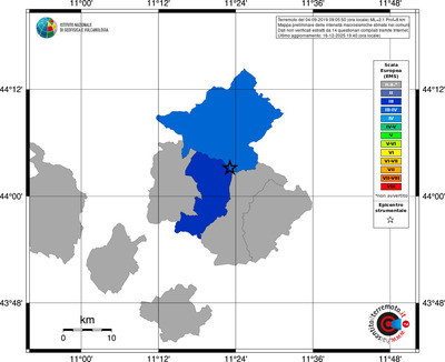 Mappa EMS - territori comuni