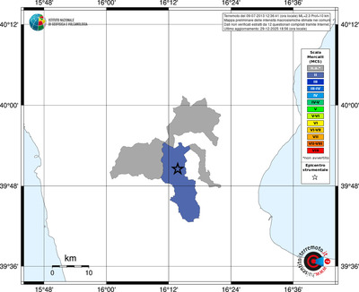 Mappa MCS - territori comuni