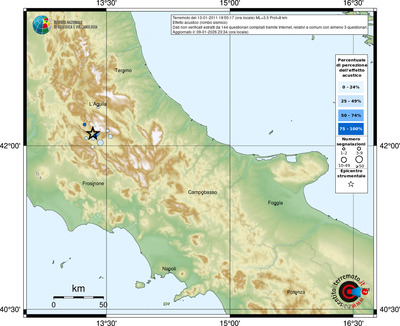 Mappa comuni con almeno 3 questionari