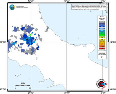 Mappa MCS - territori comuni