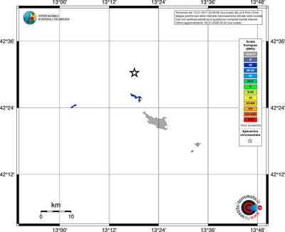 Mappa EMS - territori località