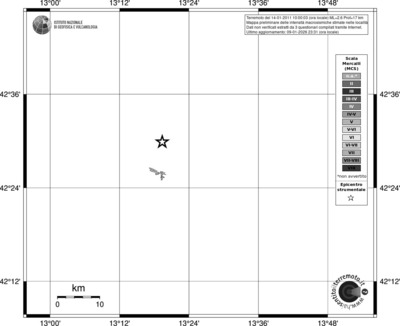 Mappa MCS - territori località