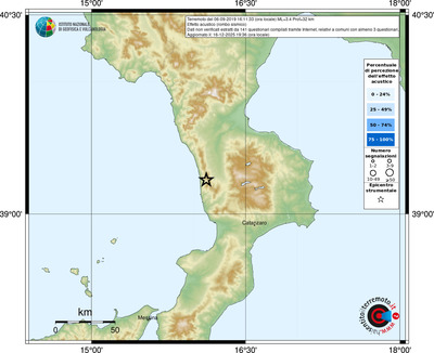 Mappa comuni con almeno 3 questionari
