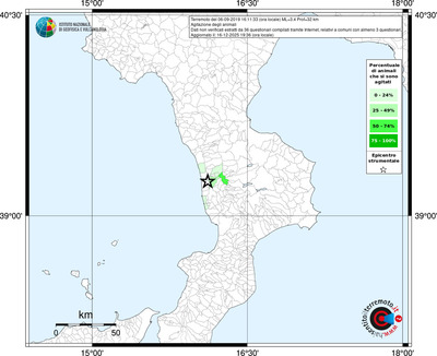 Mappa territorio comunale con almeno 3 questionari