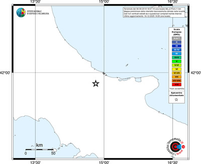 Mappa EMS - territori località