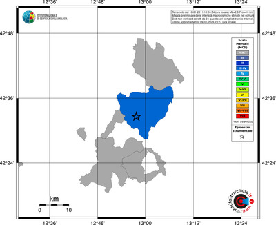 Mappa MCS - territori comuni