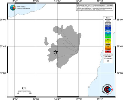 Mappa EMS - territori comuni