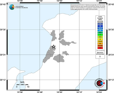 Mappa EMS - territori comuni