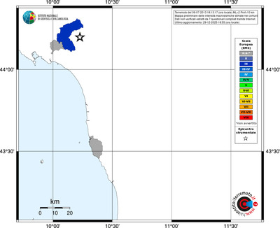 Mappa EMS - territori comuni