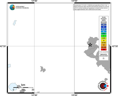 Mappa EMS - territori comuni