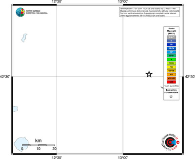 Mappa MCS - territori località