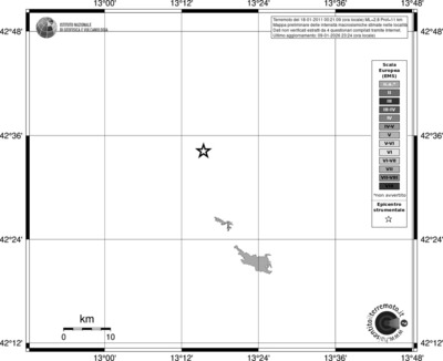 Mappa EMS - territori località