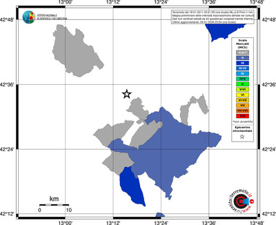 Mappa MCS - territori comuni
