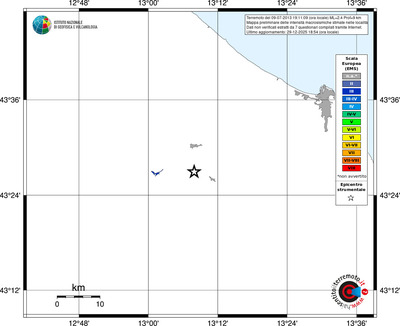 Mappa EMS - territori località