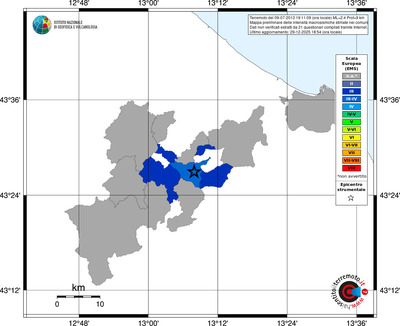 Mappa EMS - territori comuni