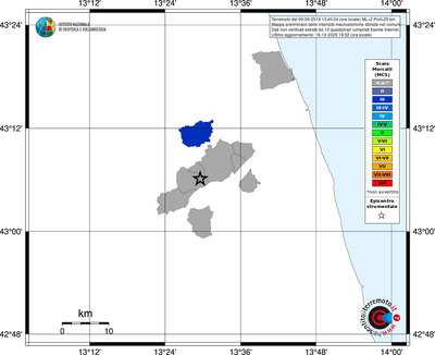 Mappa MCS - territori comuni