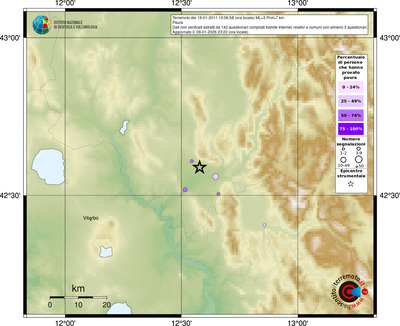 Mappa comuni con almeno 3 questionari