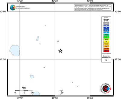 Mappa MCS - territori località