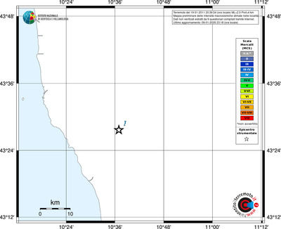 Mappa MCS - territori località