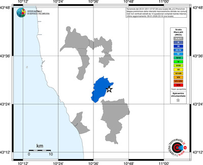 Mappa MCS - territori comuni