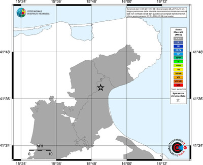 Mappa MCS - territori comuni