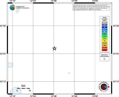 Mappa EMS - territori località