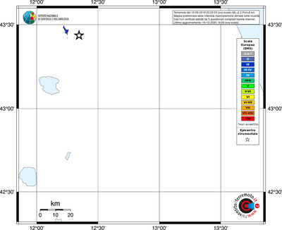 Mappa EMS - territori località