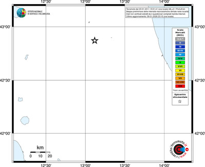 Mappa MCS - territori località
