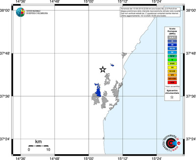 Mappa EMS - territori località