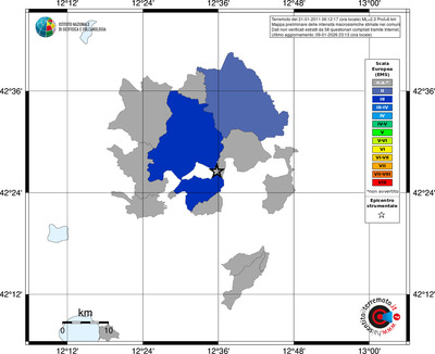 Mappa EMS - territori comuni