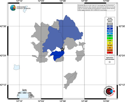 Mappa MCS - territori comuni