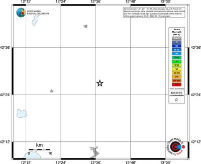 Mappa MCS - territori località