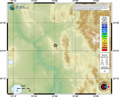 Mappa EMS - località