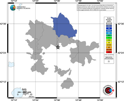 Mappa EMS - territori comuni