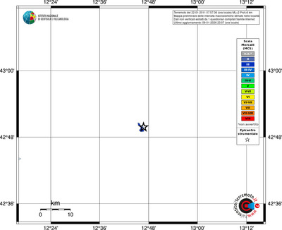 Mappa MCS - territori località