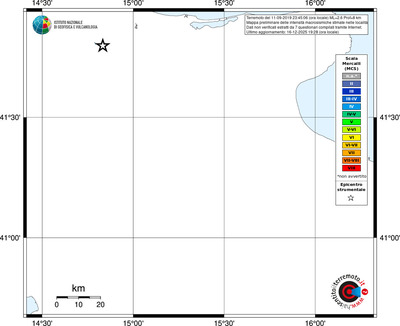 Mappa MCS - territori località