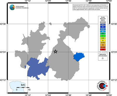 Mappa MCS - territori comuni