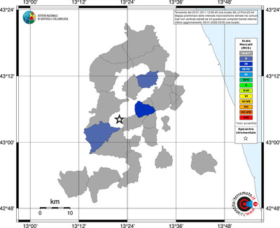 Mappa MCS - territori comuni