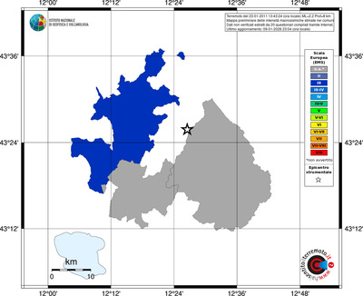 Mappa EMS - territori comuni