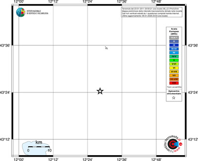 Mappa EMS - territori località
