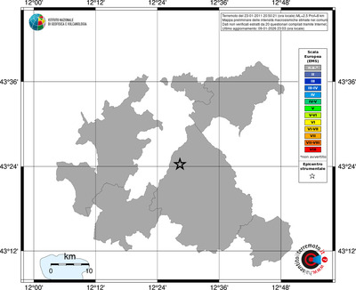 Mappa EMS - territori comuni
