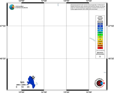 Mappa MCS - territori comuni