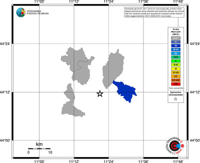 Mappa MCS - territori comuni