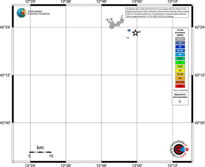 Mappa EMS - territori località