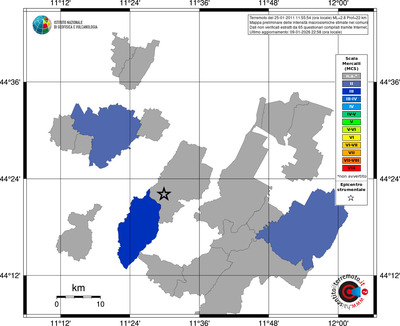 Mappa MCS - territori comuni