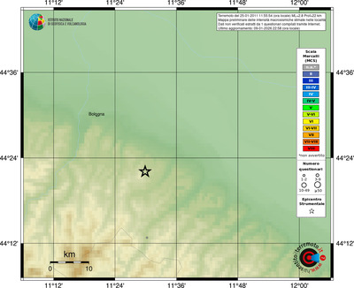 Mappa MCS - località