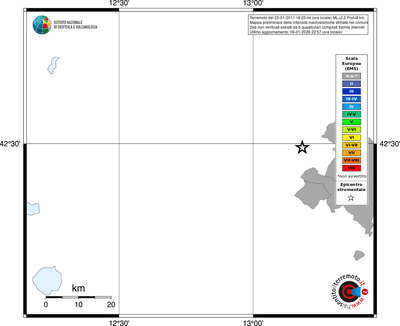 Mappa EMS - territori comuni