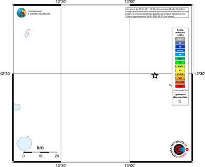 Mappa MCS - territori località